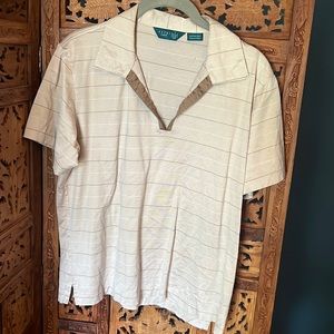 Vintage ASTRA Classic Men's Print Golf/Tennis Polo, Large